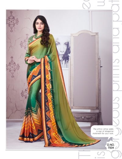 Party wear indian wedding designer saree 7504