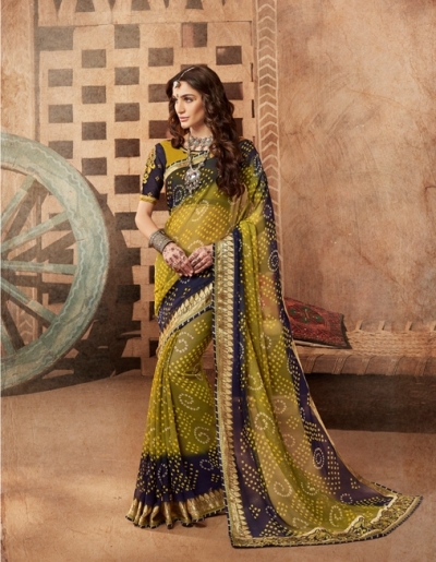 Party wear indian wedding designer saree 8105