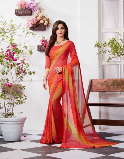 Party wear indian wedding designer saree 8609