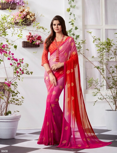 Party wear indian wedding designer saree 8608
