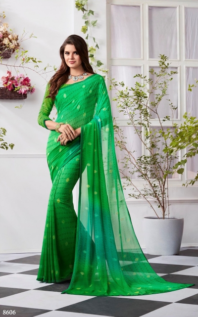 Party wear indian wedding designer saree 8606