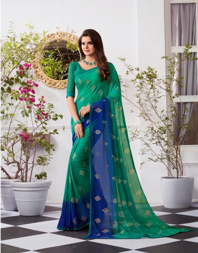 Party wear indian wedding designer saree 8602