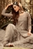 gray net embroidered palazzo suit 61002