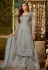 gray net kameez with palazzo 61003