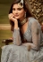 gray net kameez with palazzo 61003