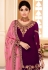 shamita shetty purple georgette sharara style suit 8165