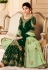 shamita shetty green georgette pakistani style suit 8170