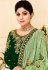 shamita shetty green georgette pakistani style suit 8170