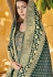 grey elegant silk embroidered palazzo style pakistani suit 701