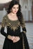 black georgette floor length embroidered anarkali suit 20037