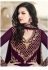 purple georgette floor length embroidered anarkali suit 20033