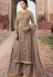 grey net embroidered long kameez sharara style pakistani suit 5308