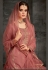 pink georgette embroidered palazzo style pakistani suit 62001