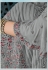 grey georgette embroidered straight trouser style suit 805