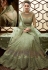 green net embroidered floor length anarkali suit 15007