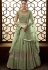 green net embroidered floor length anarkali suit 15007