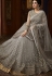 grey net embroidered floor length anarkali suit 15004