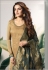 beige green satin silk sharara style pakistani suit 12004