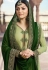 drashti dhami green satin georgette lehenga style suit 3304