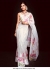 Bollywood Shilpa Shetty Organza white pastel saree