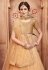 beige net embroidered circular lehenga choli 2005