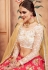 magenta taffeta embroidered circular lehenga choli 2007