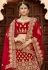 maroon velvet bridal lehenga choli 9006