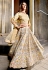 beige banarasi embroidered lehenga choli 9983