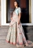 light blue satin circular lehenga choli 9982