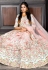 off white silk circular lehenga choli 9985