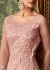 pink net embroidered floor length gown 7104