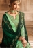 sea green satin georgette embroidered sharara style pakistani suit 46074