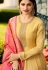 prachi desai yellow silk long anarkali suit 10233