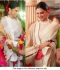 Bollywood Deepika Padukone inspired white organza digital print saree