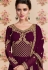 purple georgette embroidered long anarkali suit 8193