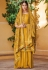 mustard ora silk embroidered palazzo style suit 802