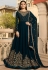 drashti dhami navy blue georgette embroidered floor length anarkali suit 3807