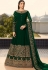 drashti dhami green georgette embroidered floor length anarkali suit 3803