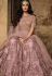 sonal chauhan mauve net embroidered floor length anarkali suit 7202