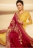 drashti dhami yellow satin georgette straight churidar bollywood suit 4004